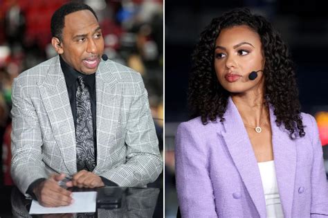 Malika Andrews, Stephen A. Smith feud over Ime。